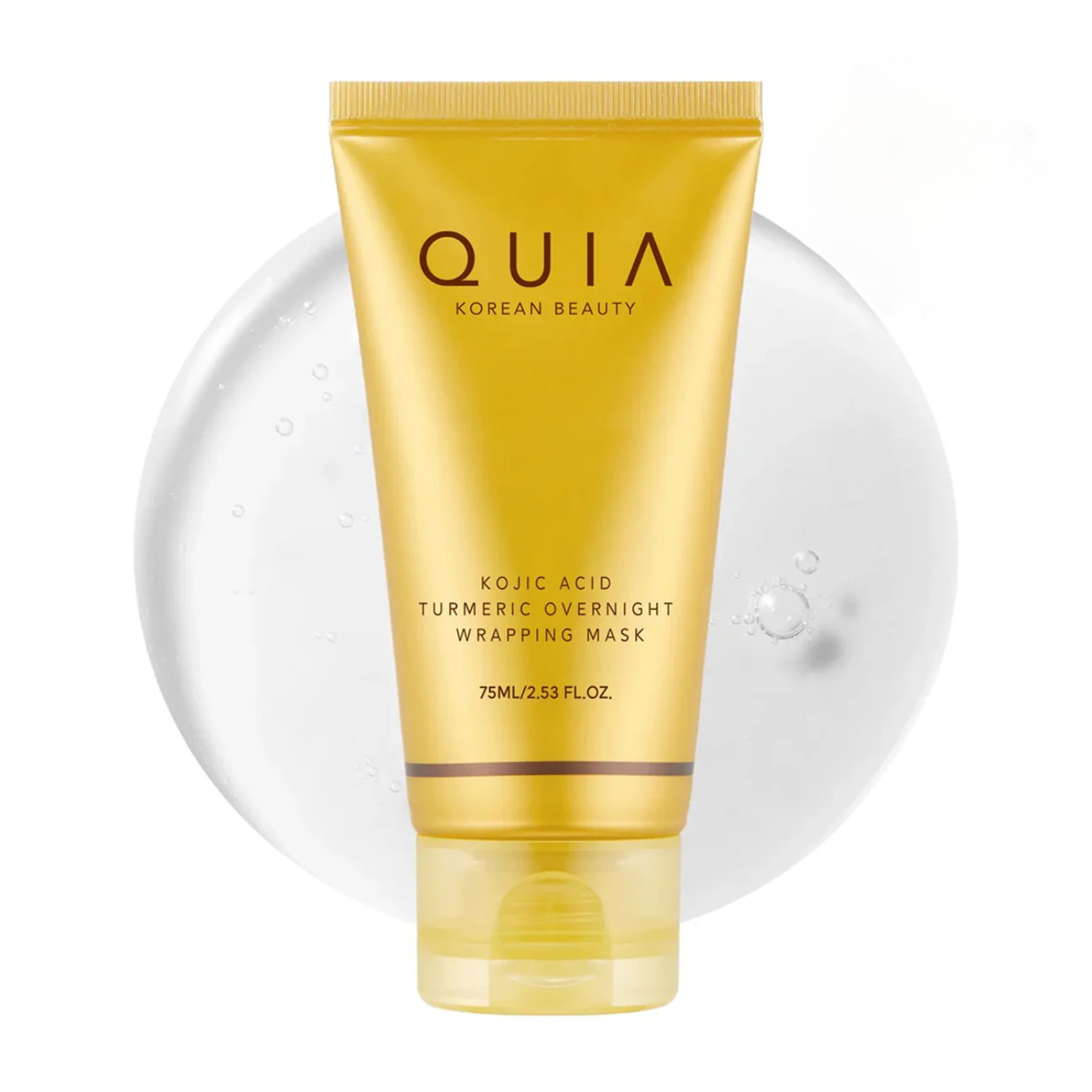 Masque enveloppant à l'acide kojique et au curcuma