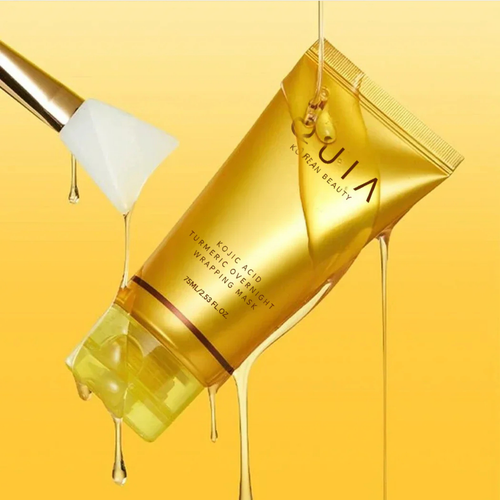 Masque enveloppant à l'acide kojique et au curcuma